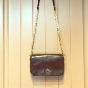 Tory Burch Robinson Crossbody. Black.